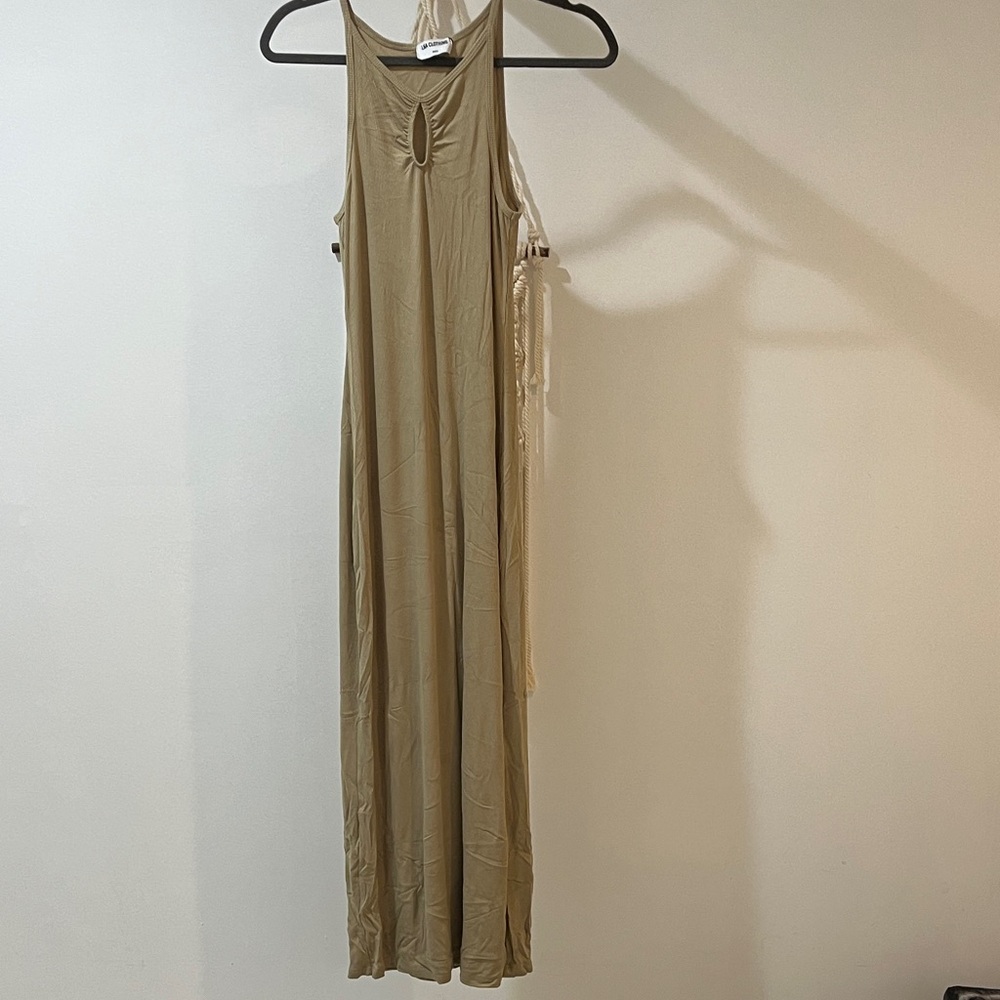 LNA clothing ribbed maxi dress
